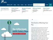 Tablet Screenshot of aapa.org