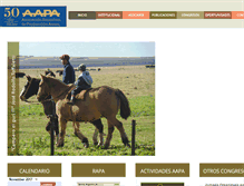 Tablet Screenshot of aapa.org.ar